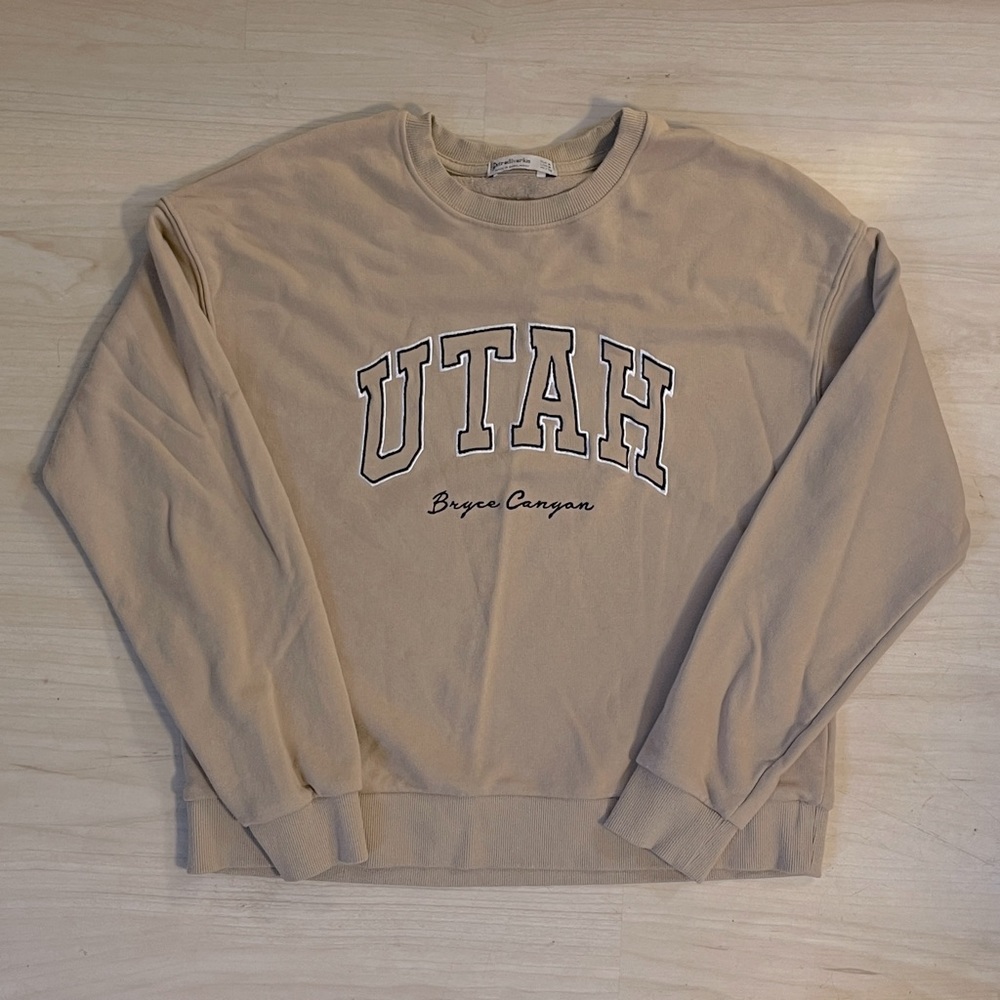 Tan/Nude Sweatshirt Utah Bryce Canyon